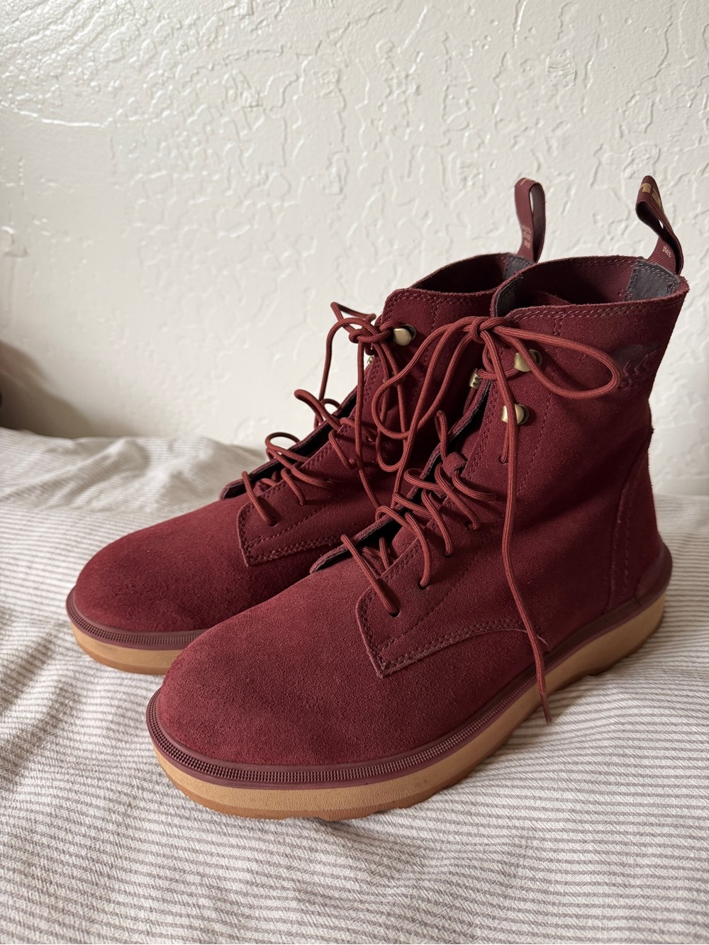 Sorel Hi-Line Lace Waterproof Suede Boots